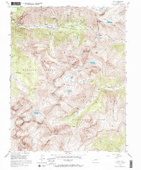 Download a high-resolution, GPS-compatible USGS topo map for Ophir, CO (1987 edition)