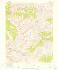 Download a high-resolution, GPS-compatible USGS topo map for Ophir, CO (1957 edition)