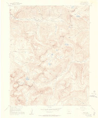 Download a high-resolution, GPS-compatible USGS topo map for Ophir, CO (1957 edition)