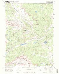 preview thumbnail of historical topo map of Garfield County, CO in 1977