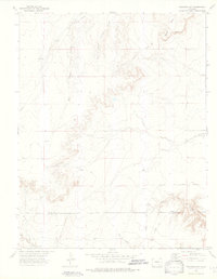 Download a high-resolution, GPS-compatible USGS topo map for Packers Gap, CO (1976 edition)