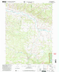 preview thumbnail of historical topo map of Moffat County, CO in 2000