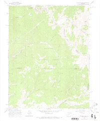 Download a high-resolution, GPS-compatible USGS topo map for Pahlone Peak, CO (1970 edition)