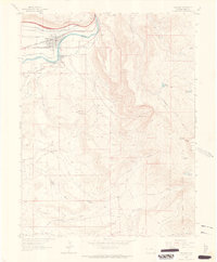 preview thumbnail of historical topo map of Palisade, CO in 1962