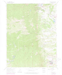 Download a high-resolution, GPS-compatible USGS topo map for Palmer Lake, CO (1977 edition)
