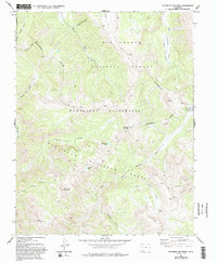 preview thumbnail of historical topo map of Mineral County, CO in 1973