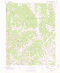Download a high-resolution, GPS-compatible USGS topo map for Palomino Mountain, CO (1976 edition)