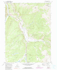 Download a high-resolution, GPS-compatible USGS topo map for Pando, CO (1990 edition)