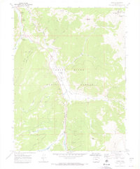 Download a high-resolution, GPS-compatible USGS topo map for Pando, CO (1973 edition)