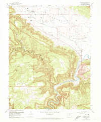 Download a high-resolution, GPS-compatible USGS topo map for Paradox, CO (1972 edition)