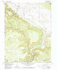 Download a high-resolution, GPS-compatible USGS topo map for Paradox, CO (1986 edition)
