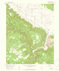 Download a high-resolution, GPS-compatible USGS topo map for Paradox, CO (1961 edition)