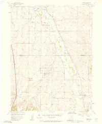 preview thumbnail of historical topo map of Parker, CO in 1957