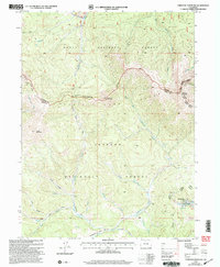 preview thumbnail of historical topo map of Grand County, CO in 2000