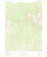 preview thumbnail of historical topo map of Grand County, CO in 1956