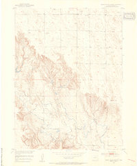 Download a high-resolution, GPS-compatible USGS topo map for Peace Valley School, CO (1953 edition)