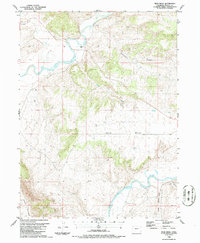 Download a high-resolution, GPS-compatible USGS topo map for Peck Mesa, CO (1986 edition)