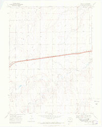 preview thumbnail of historical topo map of Kit Carson County, CO in 1969