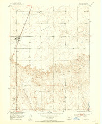 Download a high-resolution, GPS-compatible USGS topo map for Peetz, CO (1954 edition)