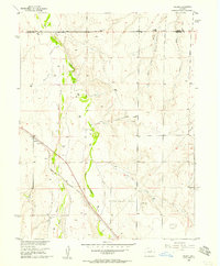 Download a high-resolution, GPS-compatible USGS topo map for Peoria, CO (1957 edition)