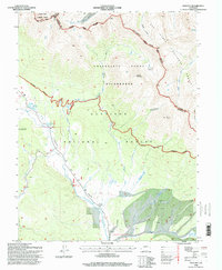 preview thumbnail of historical topo map of Gunnison County, CO in 1994