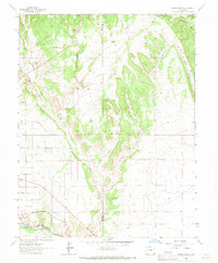 Download a high-resolution, GPS-compatible USGS topo map for Pierce Gulch, CO (1969 edition)