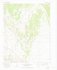 preview thumbnail of historical topo map of Fremont County, CO in 1963