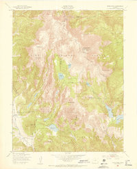 Download a high-resolution, GPS-compatible USGS topo map for Pikes Peak, CO (1954 edition)