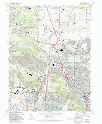 Download a high-resolution, GPS-compatible USGS topo map for Pikeview, CO (1994 edition)