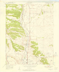 1948 Map of Air Force Academy, CO, 1957 Print