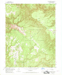 Download a high-resolution, GPS-compatible USGS topo map for Pine Mountain, CO (1969 edition)