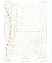 Download a high-resolution, GPS-compatible USGS topo map for Pinon, CO (1976 edition)