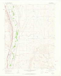 Download a high-resolution, GPS-compatible USGS topo map for Pinon, CO (1963 edition)