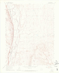 Download a high-resolution, GPS-compatible USGS topo map for Pinon, CO (1972 edition)