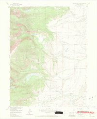 Download a high-resolution, GPS-compatible USGS topo map for Pitchpine Mountain, CO (1971 edition)