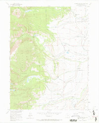 Download a high-resolution, GPS-compatible USGS topo map for Pitchpine Mountain, CO (1970 edition)