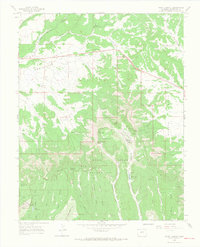 Download a high-resolution, GPS-compatible USGS topo map for Point Lookout, CO (1968 edition)