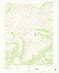 Download a high-resolution, GPS-compatible USGS topo map for Pole Creek Mountain, CO (1973 edition)