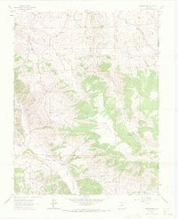 Download a high-resolution, GPS-compatible USGS topo map for Powderhorn, CO (1972 edition)