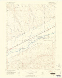 preview thumbnail of historical topo map of Logan County, CO in 1953