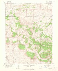 1962 Map of Rangely NE, 1965 Print
