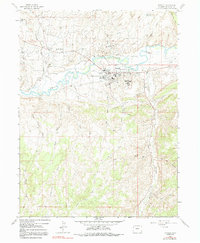 Download a high-resolution, GPS-compatible USGS topo map for Rangely, CO (1991 edition)