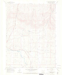 Download a high-resolution, GPS-compatible USGS topo map for Rattlesnake Mesa, CO (1970 edition)