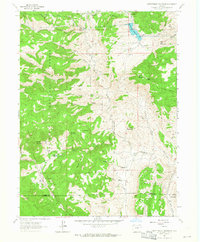 Download a high-resolution, GPS-compatible USGS topo map for Rattlesnake Reservoir, CO (1965 edition)
