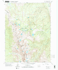 Download a high-resolution, GPS-compatible USGS topo map for Rawah Lakes, CO (1974 edition)