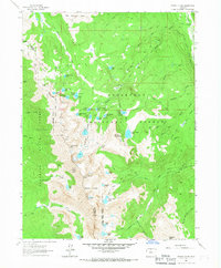 Download a high-resolution, GPS-compatible USGS topo map for Rawah Lakes, CO (1967 edition)