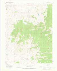Download a high-resolution, GPS-compatible USGS topo map for Razor Creek Dome, CO (1964 edition)