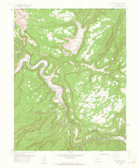 Download a high-resolution, GPS-compatible USGS topo map for Red Canyon, CO (1961 edition)