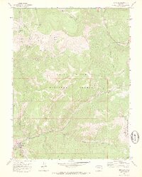 1970 Map of Red Cliff, 1973 Print