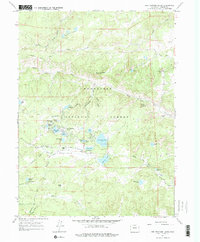 Download a high-resolution, GPS-compatible USGS topo map for Red Feather Lakes, CO (1975 edition)
